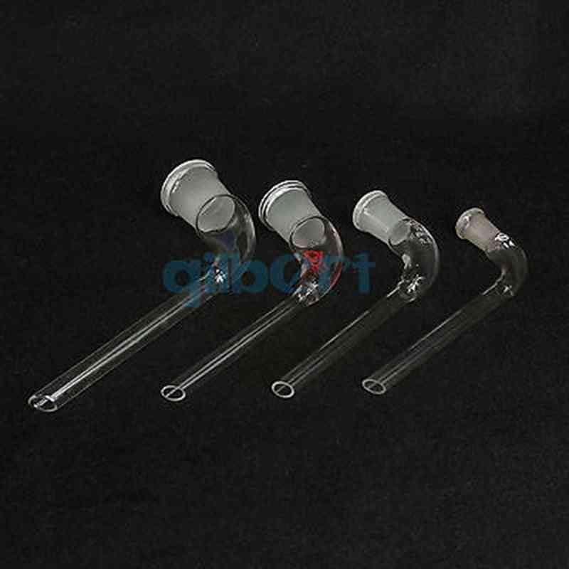 Joint Distilling Glass Adapter 105 Degree Bend With Straight Tube Labware