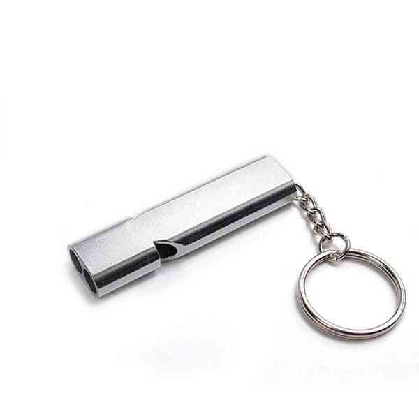 Aluminum Alloy Whistle Keychain Accessory