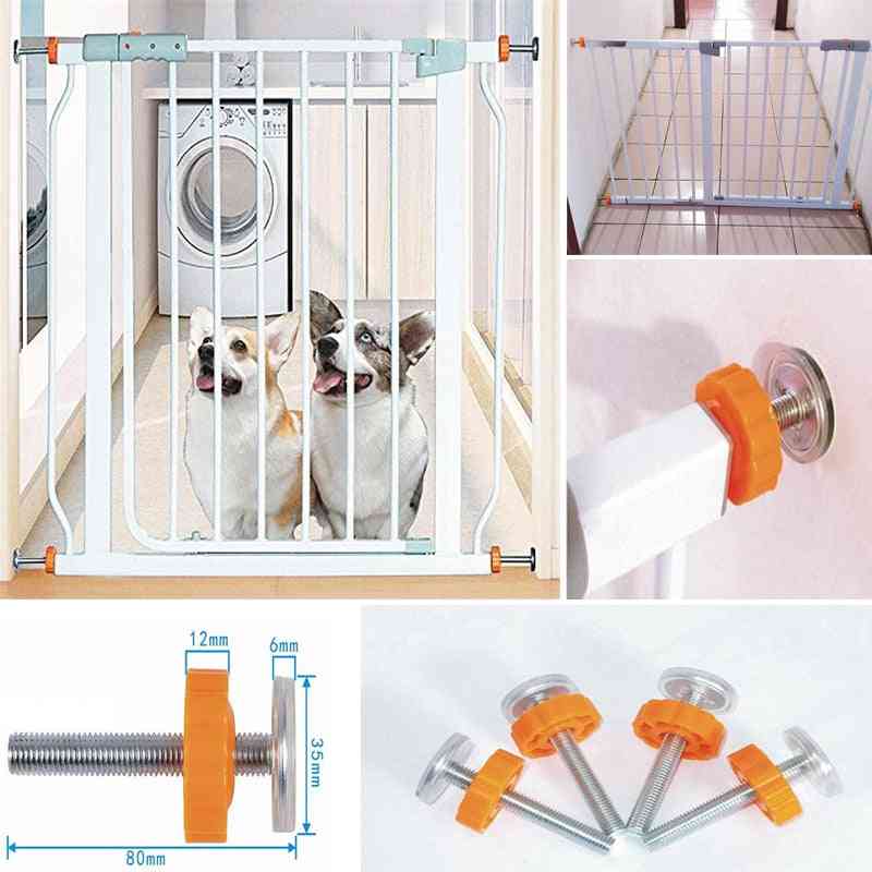 4 st/pack skruv bult mutter trappa staket fixa husdjur baby säkerhet robust grind bar installera hushållssäkra verktygsdelar