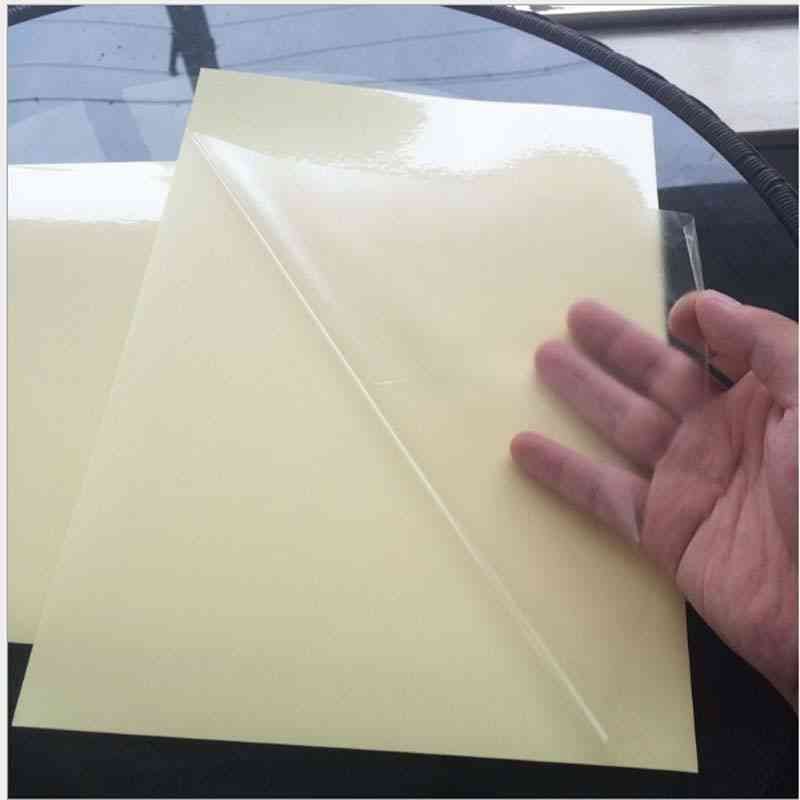 Transparent Clear Printer Paper A4 Self-adhesive Glossy And Coated Waterproof Paperr Label Stickers,