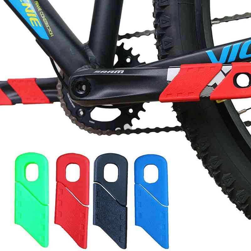 4pcs Mountain Bike Bicycle Crank Cover Silicone Arm Sleeve Mtb Cycling Crankset Protect Non-slip Chainwheel Crank Protector