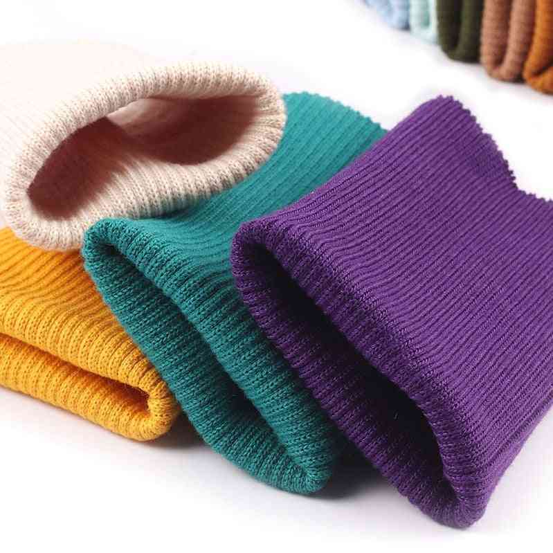 Garment Knitted Ribbed Elastic Side Neckline Threaded Trousers Down Jacket Sweater Children Cuffs Rowan Accessories Fabric