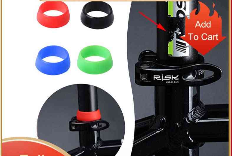 Silicone Waterproof Bicycle Seat Post Case Protective Bike Accessories