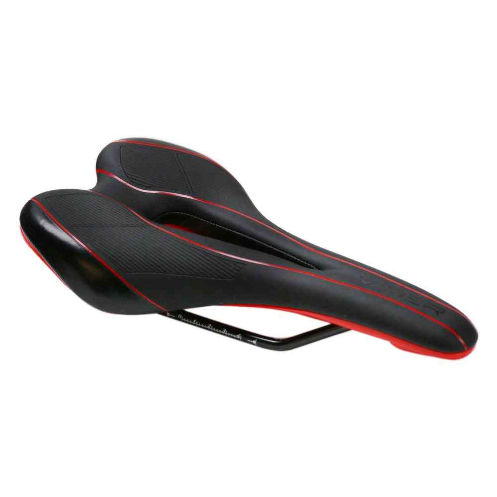Leather Steel Rail Hollow Breathable Gel Soft Cushion Road Silicone