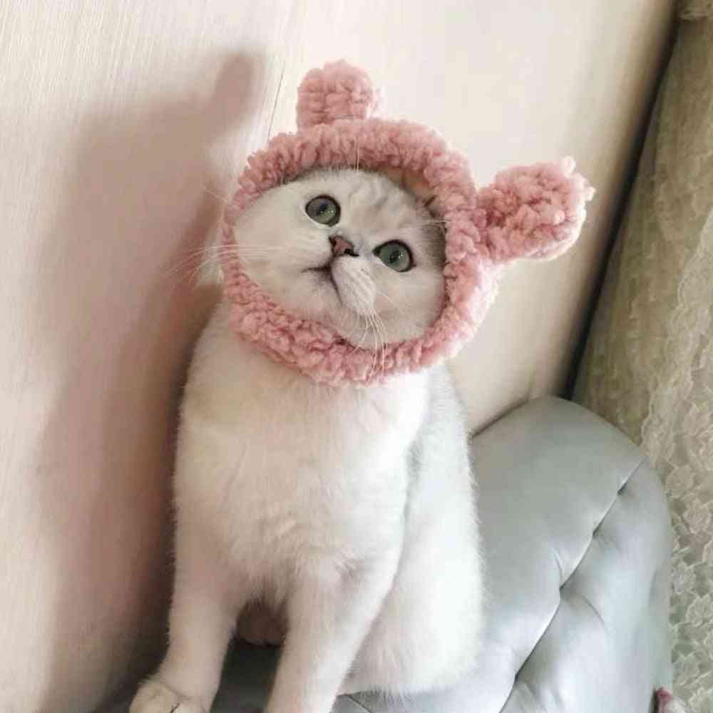 Plush Cute Rabbit Ears Headgear Hat For Pets