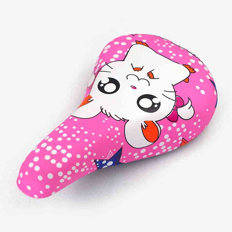 Front Child Bike Seat Pink Child Bicycle Saddle Spare Parts