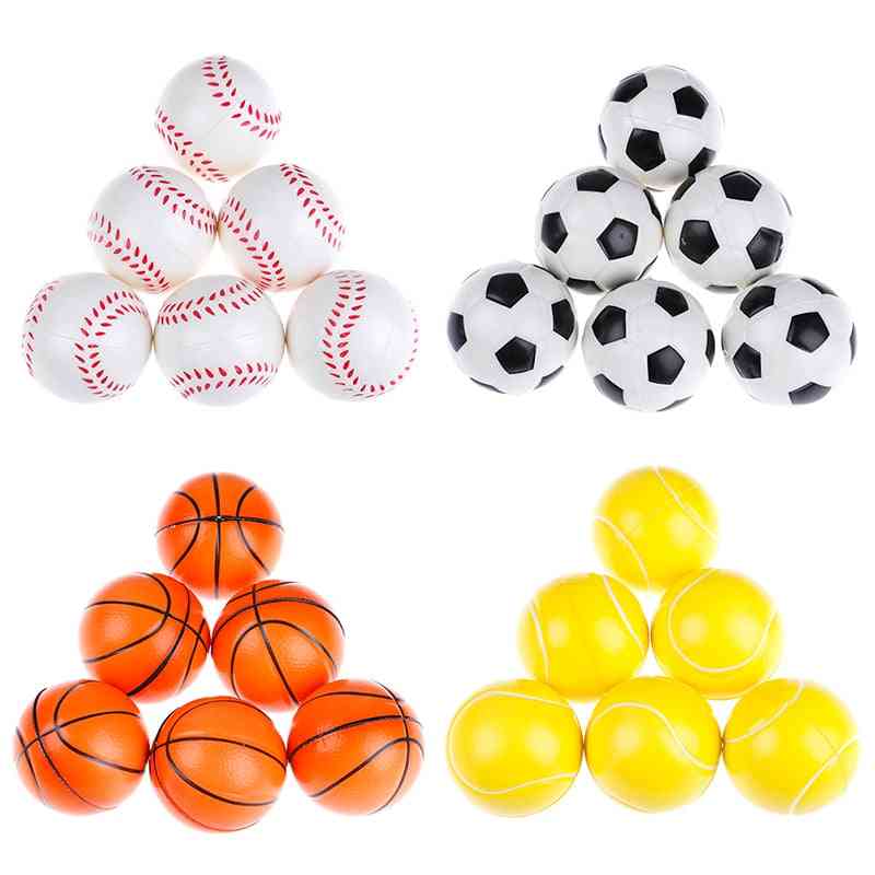 Anti Stress Relief Soccer Football/basketball Baseball Squeeze Ball