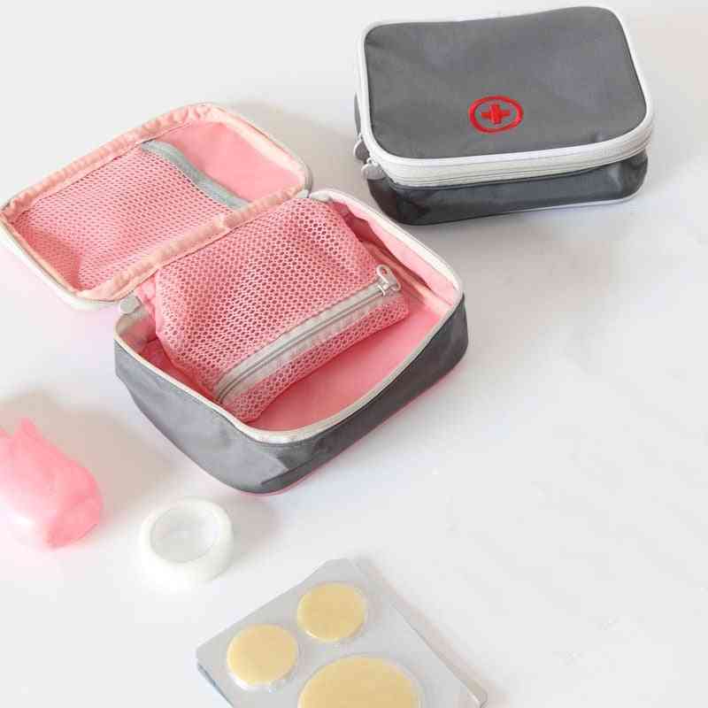 Portable Medicine Bag First Aid Kit Emergency Kits Small Organizer