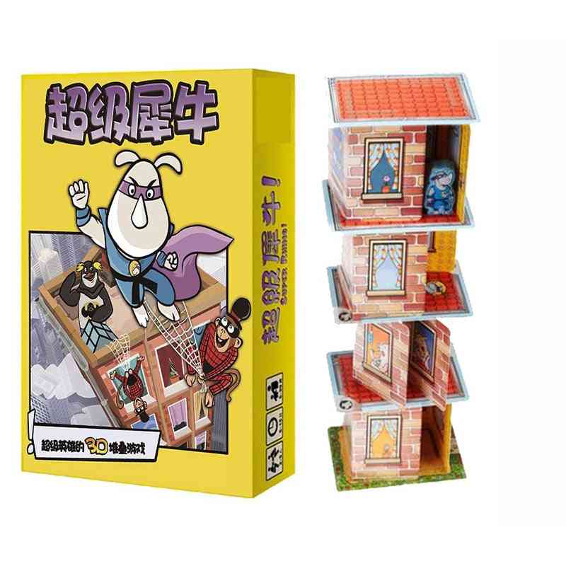 Funny Cards Games Super Rhino  Board Game