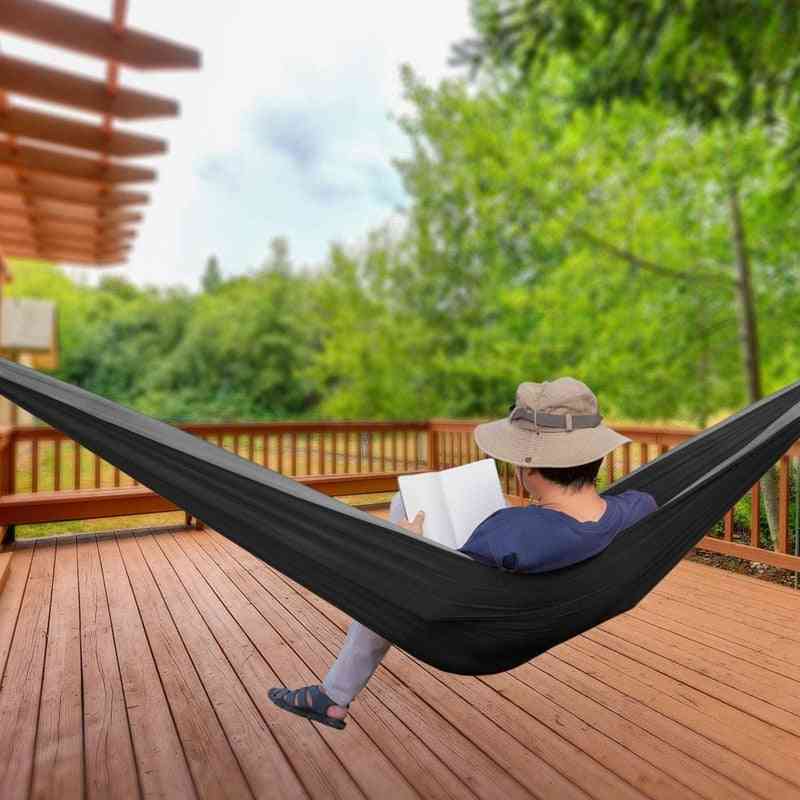 Camping Double Single Lightweight Hammock With Hanging Ropes