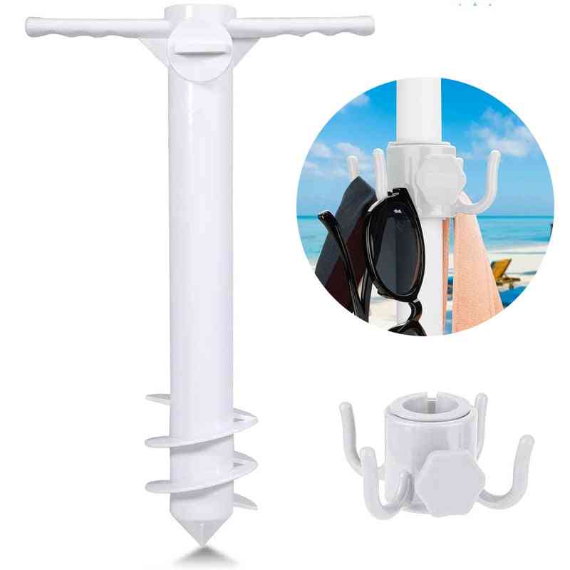 Beach Umbrella Sand Anchor With Holder