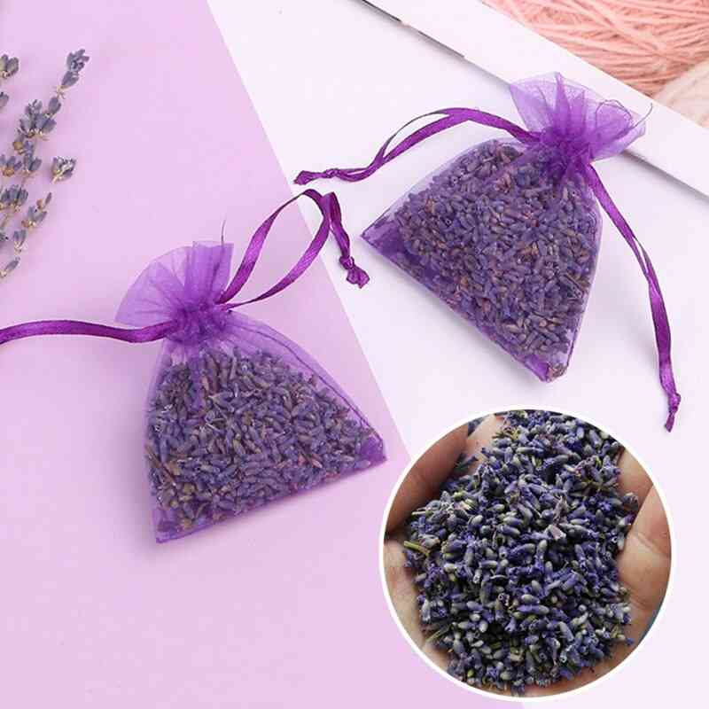 Natural Dried Flowers Lavender Bud Flower Sachet Bag