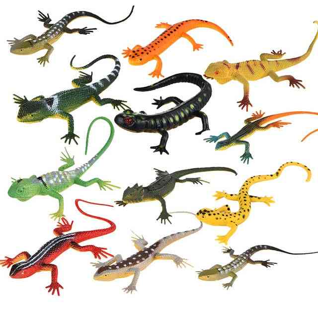 Model Lizard Reptile Simulation Plastic Forest Wild Animal Model Toys