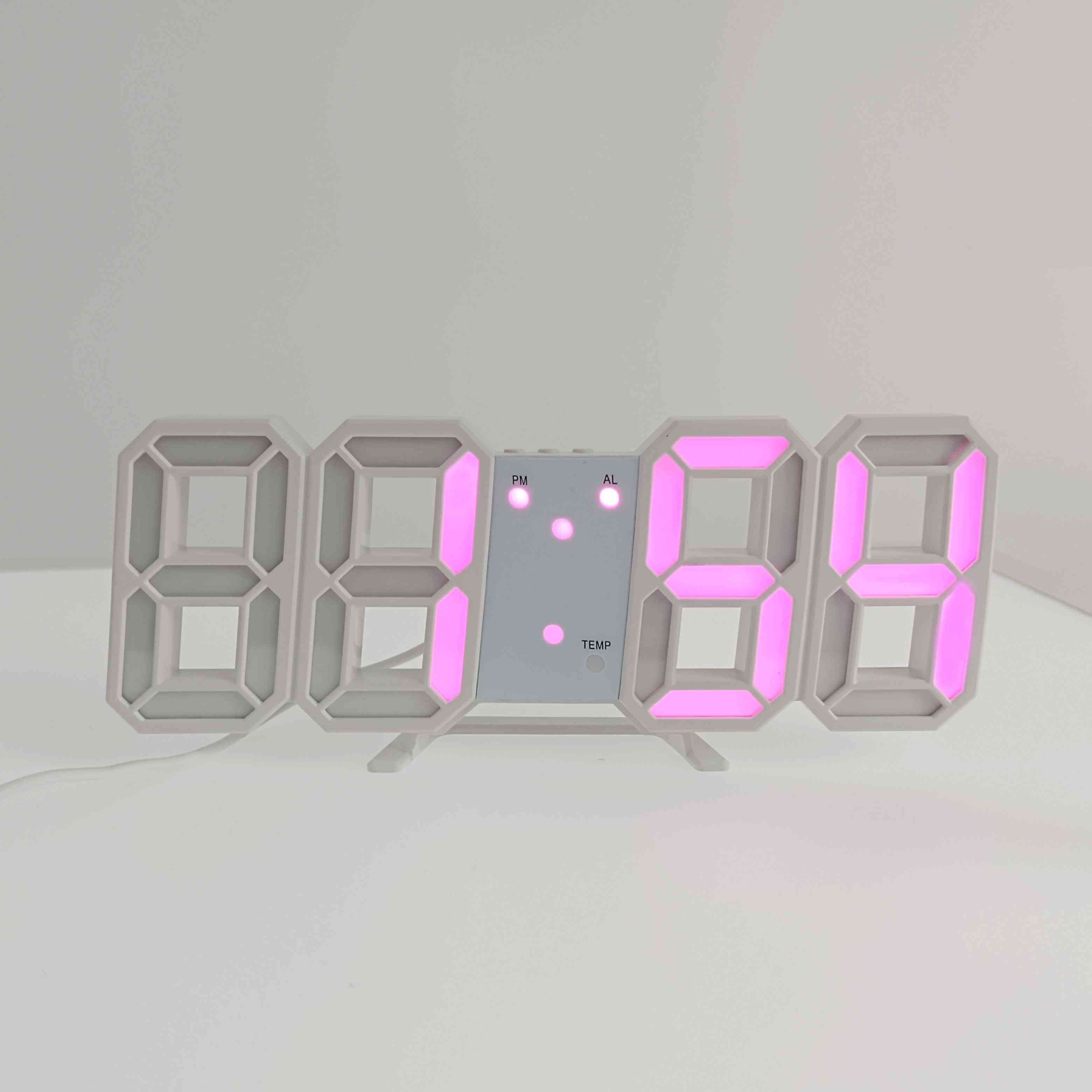Led Digital Alarm Nordic Wall Clocks