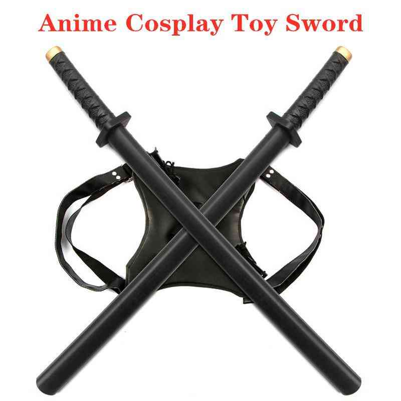 60cm Cosplay Ninja Sword Toy For Kids Anime Game Pu Simulation Weapon Knife Halloween Stage Performance Props Surprise
