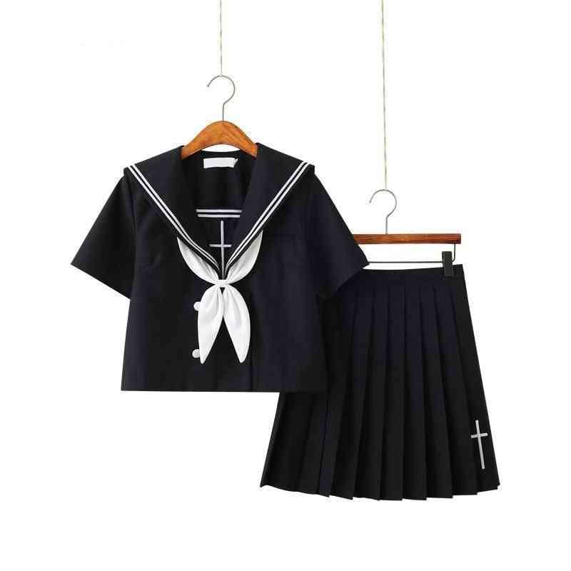 Black Short Long Sleeve  Uniforms
