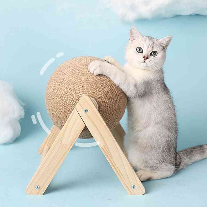 Kitten Sisal Rope Ball Board Grinding Paws