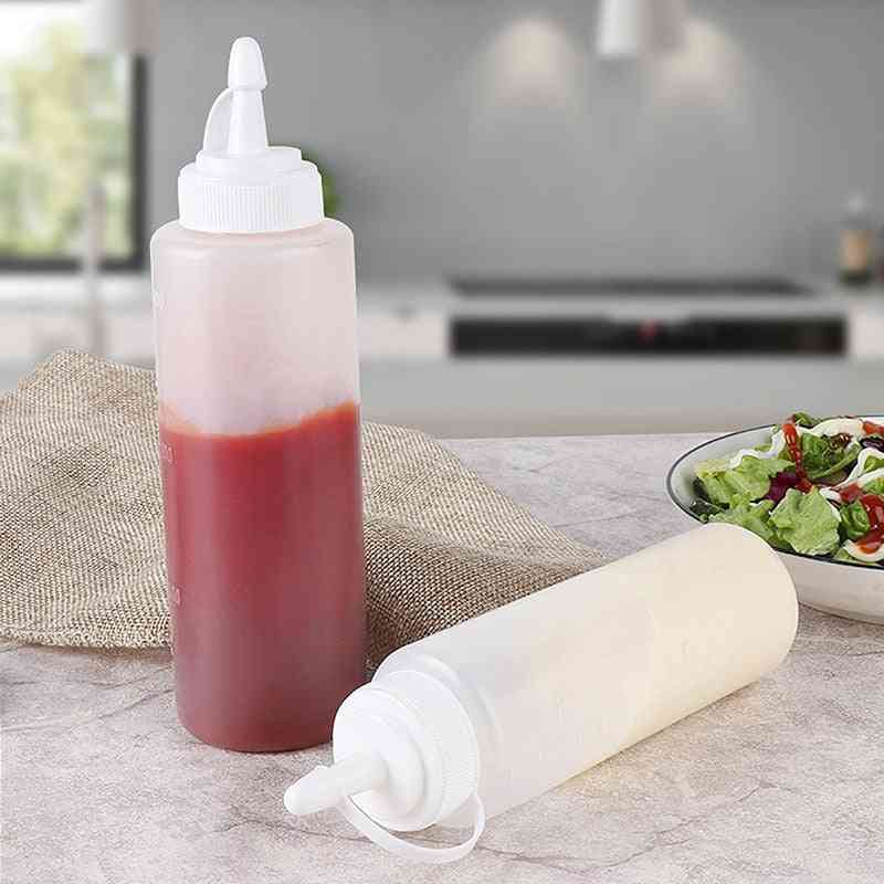 Squeeze Squirt Condiment Bottles Salad Sauce Dispenser