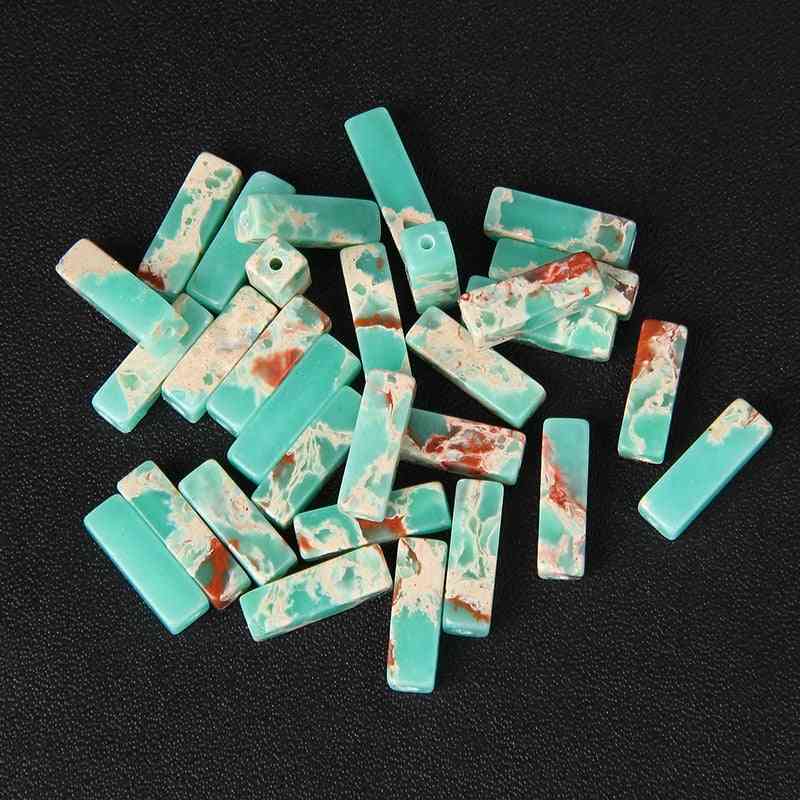 Agates Spacer Beads Flat Rectangle