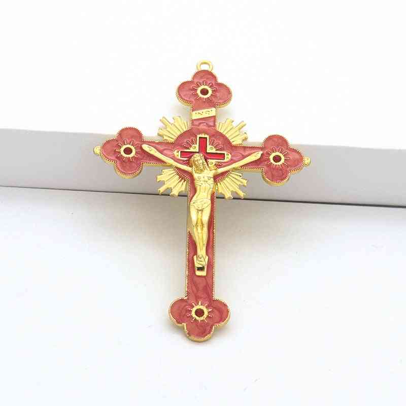 Catholic Inri Budded Wall Crosses