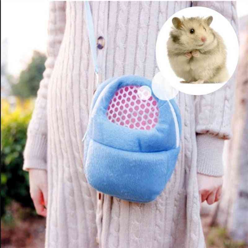Pet Carrier For Small Animals Hamster Pocket Dog Sleep Bag Hanging Hamster Rat Hedgehog Chinchilla Ferret Puppy