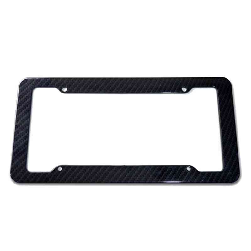Black Carbon Bracket W/ Screws, American License Plate Frame