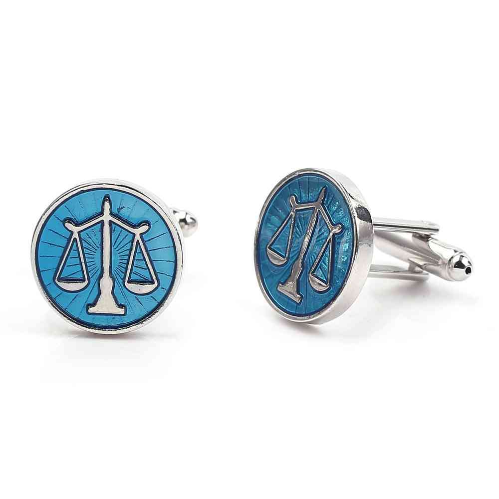 Libra Balance Constellation Cufflinks Justice And Equity For Lawyer