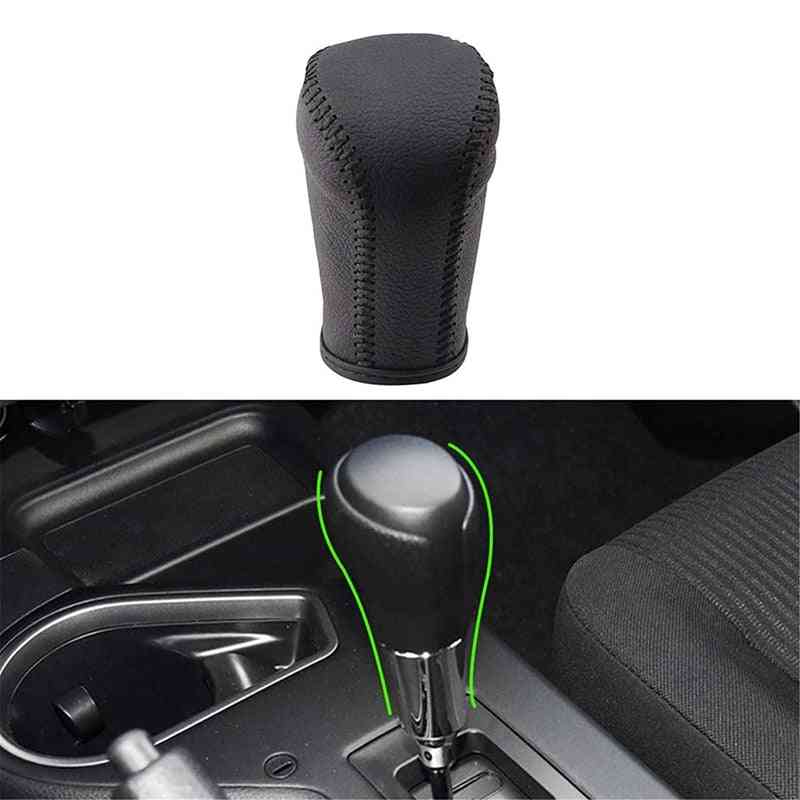 Leather Gear Shift Knob Cover For Toyota
