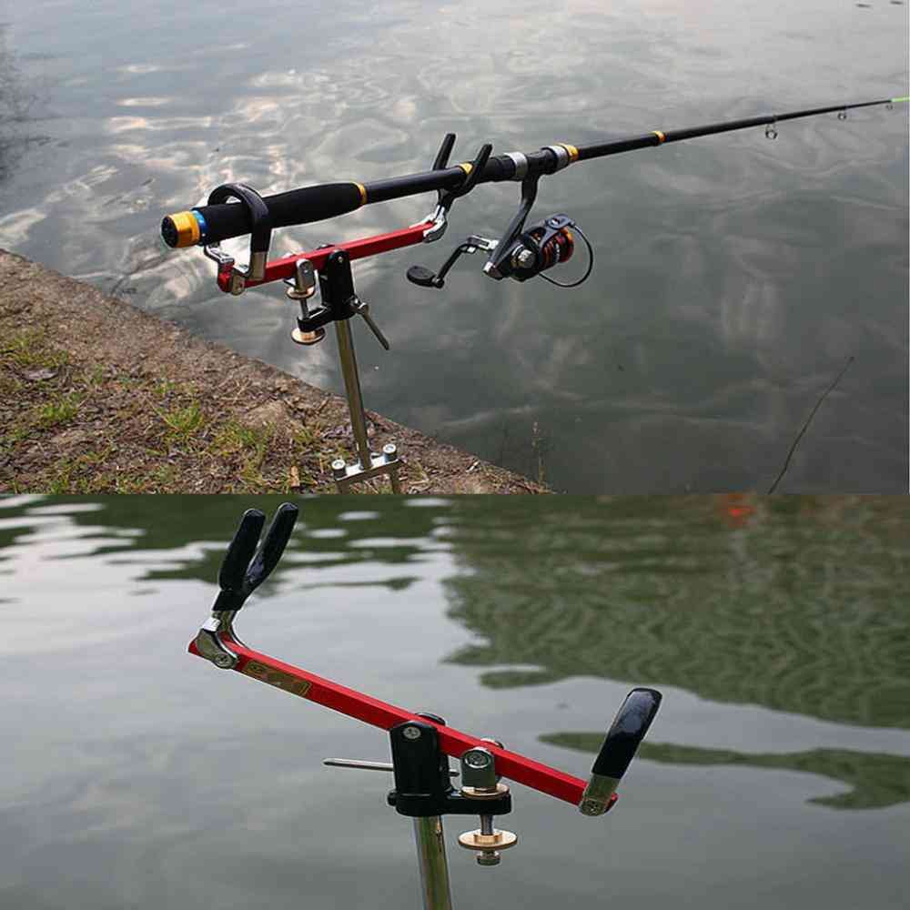 Detachable Foldable Fishing Rod Stand Bracket Support, Ground