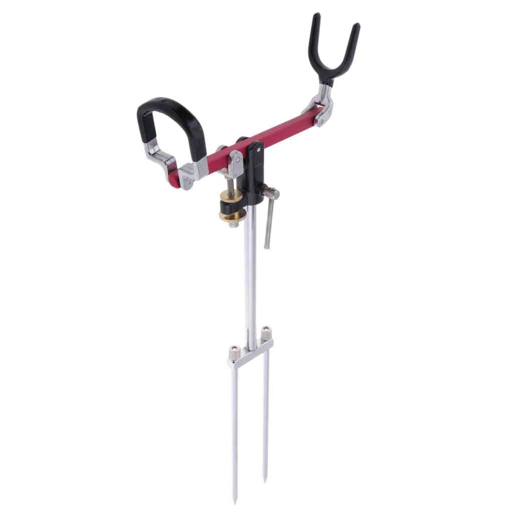 Detachable Foldable Fishing Rod Stand Bracket Support, Ground