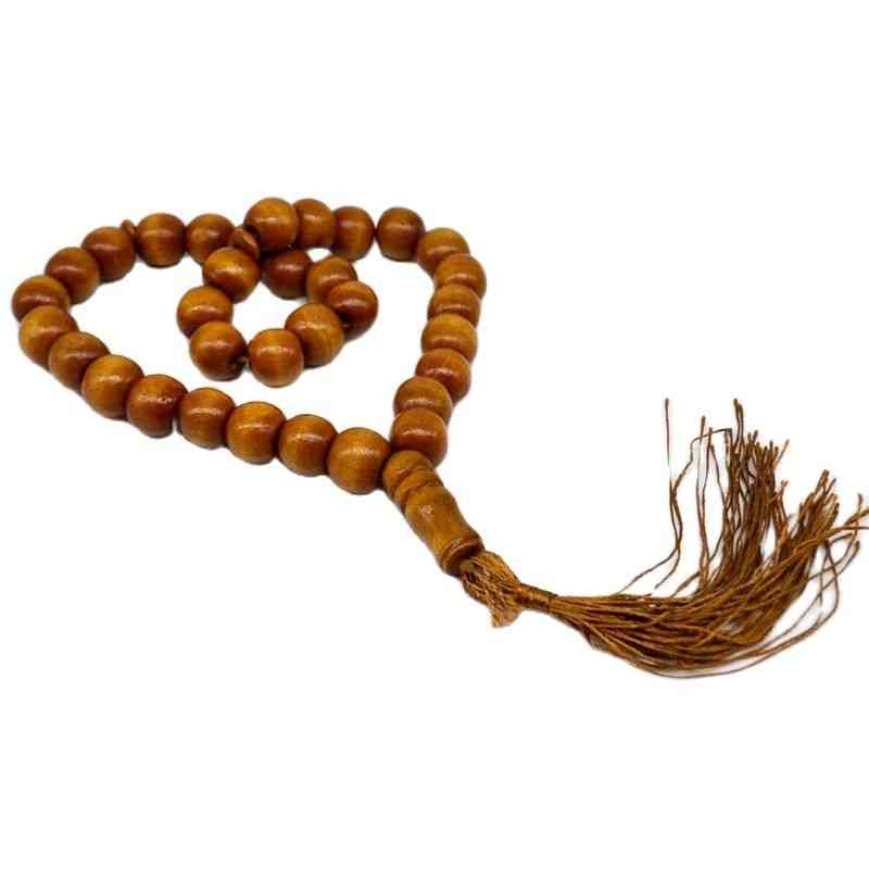Wooden 33 Prayer Beads Islamic Muslim Tasbih