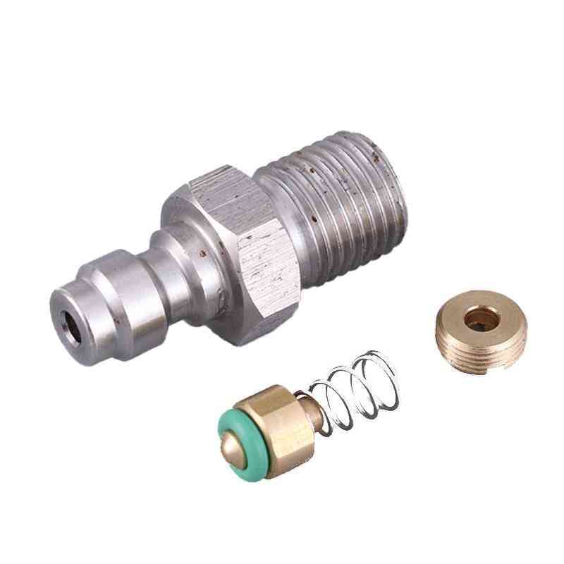 Air Refilling Stainless Steel Pcp Paintball Adapter Fittings