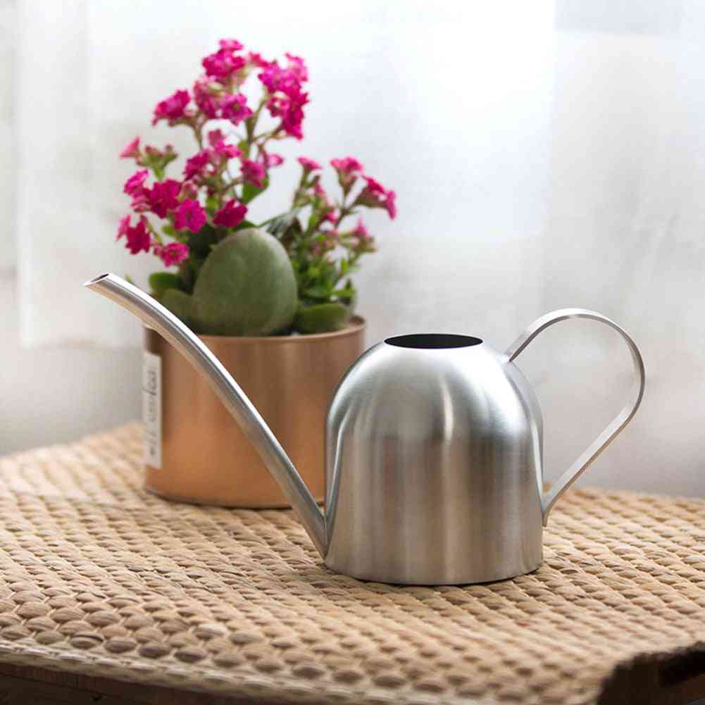 Stainless Steel Pot Gardening Potted Small With Handle For Plants