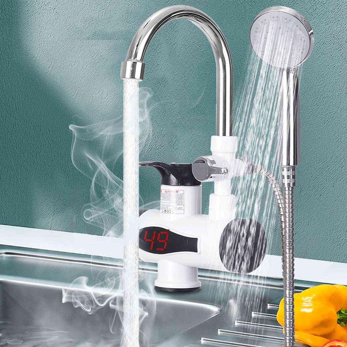 Electric Kitchen Water Heater Shower Tap