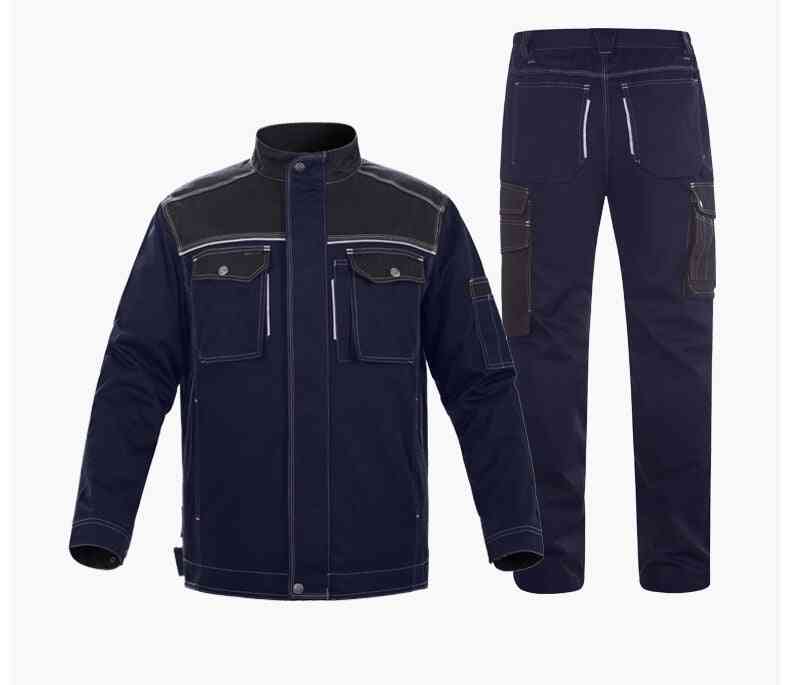 Welding Suit Reflective Multi Pockets Work Uniforms