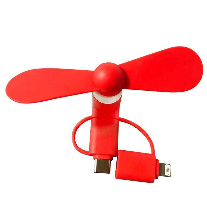 3 In 1 Travel Portable Cell Phone Mini Cooling Fan