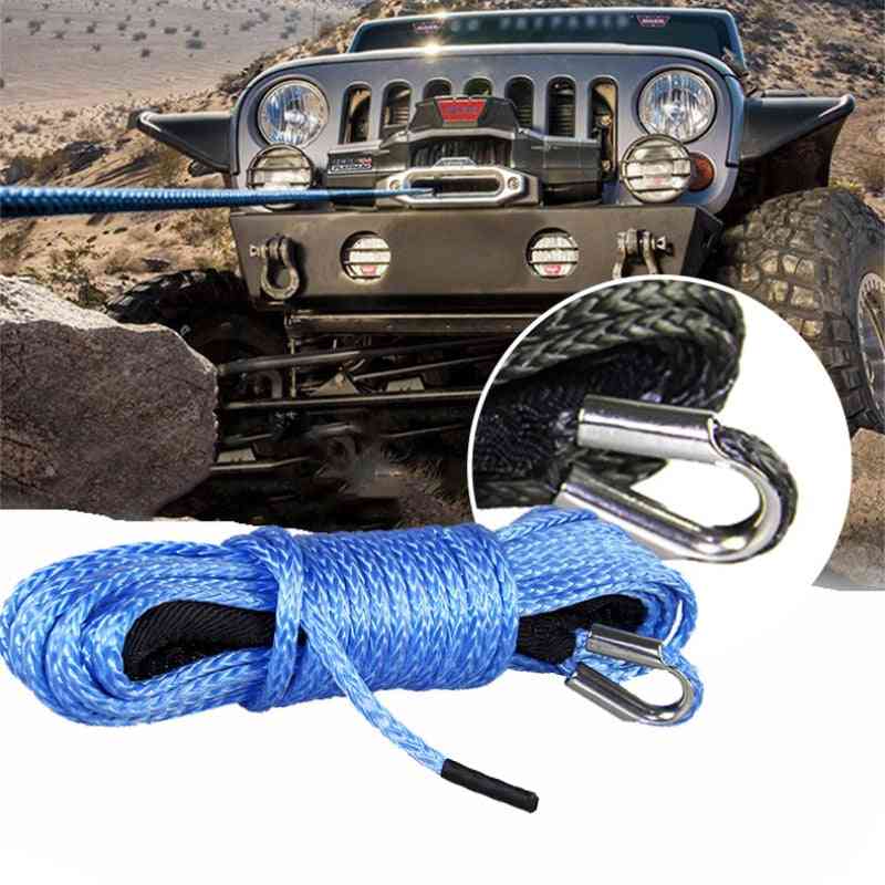 Towing Winch Cable Rope String Line Synthetic Fiber  For Jeep