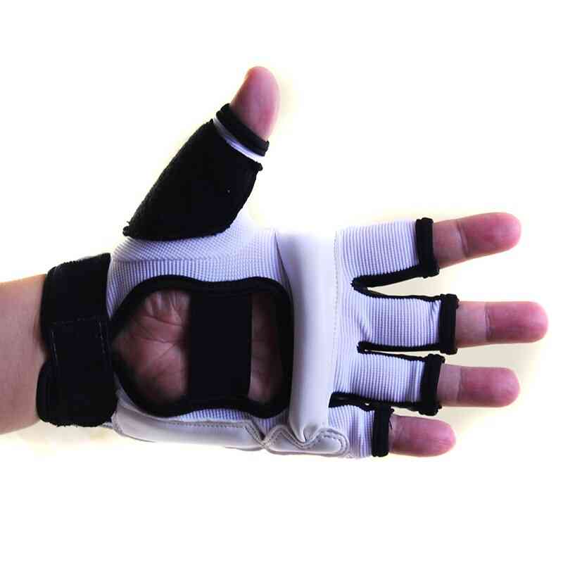 Karate Boxing Half Fingers Ski Gloves