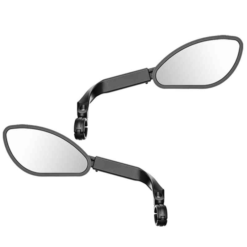 Bicycle Stainless Steel Lens Mirror Cycling Flexible Rearview