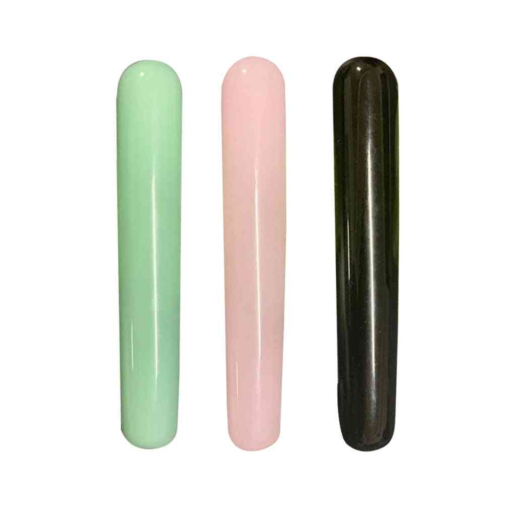 Natural Crystal Massage Wand Stone Body Face Massager Acupoints Body
