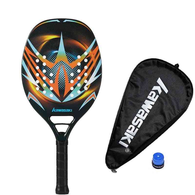 Padel Tennis Carbon Fiber Soft Eva Face Tennis Paddle Racquet