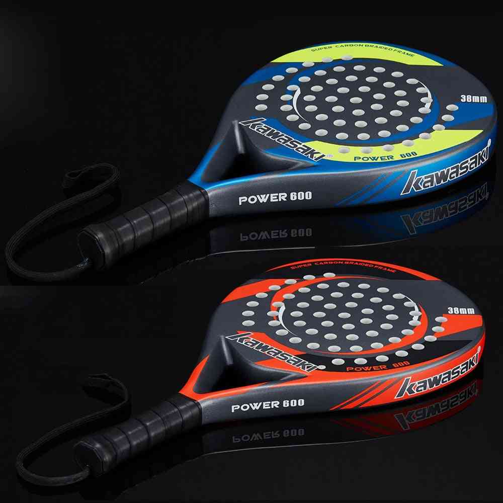 Carbon Fiber Soft Eva Face Tennis Paddle Racquet With Bag