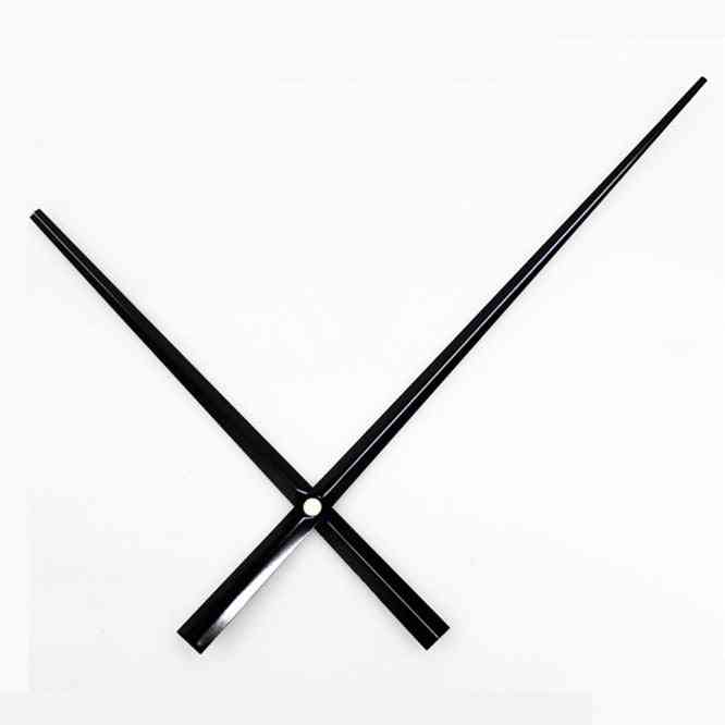Long Metal Pointer Wall Clock  Home Diy Accessories