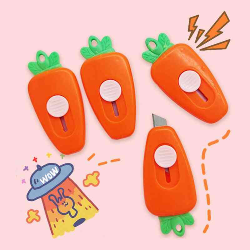 Mini Cute Carrot Utility Knife Box Cutter