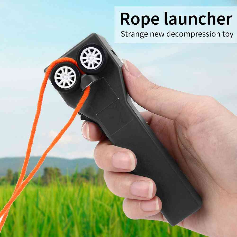 Propeller String Rope Push Thruster Controller Cord Shooter Kid