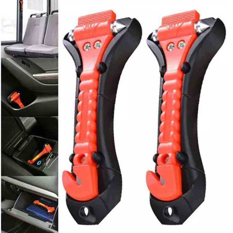 Car Safety Hammer Glass Breaker Rescue Tool Accessories