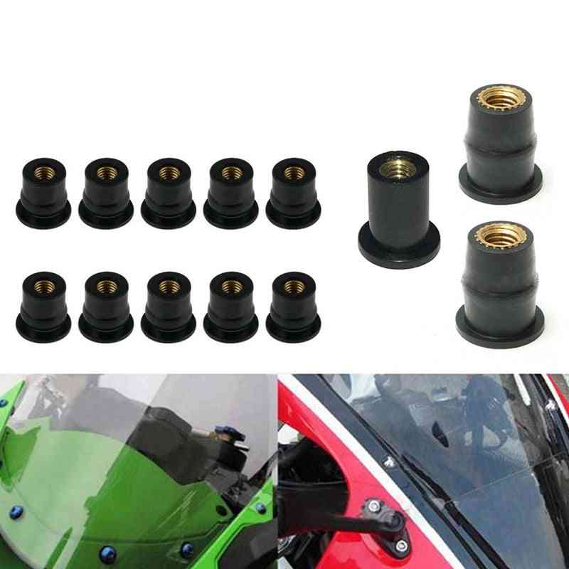 Motorcycle Metric Rubber Well Nuts