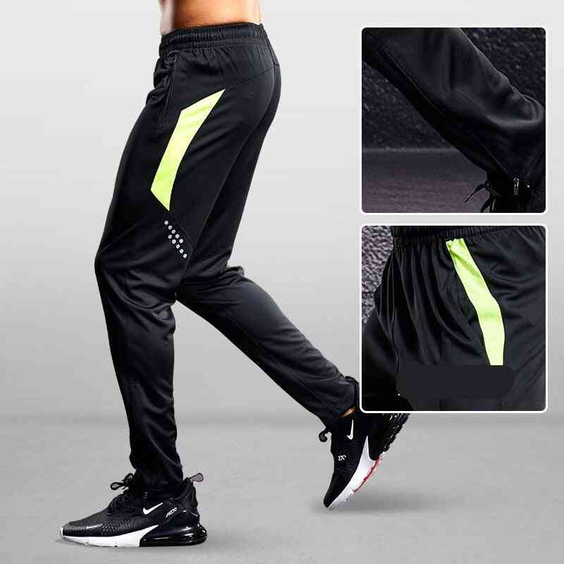Men's Summer Thin Running Pants With Zipper Pockets