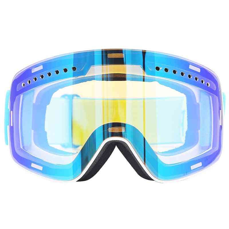 Anti-fog Magnetic Ski Goggles Winter Snow Sports Snowboard Goggles