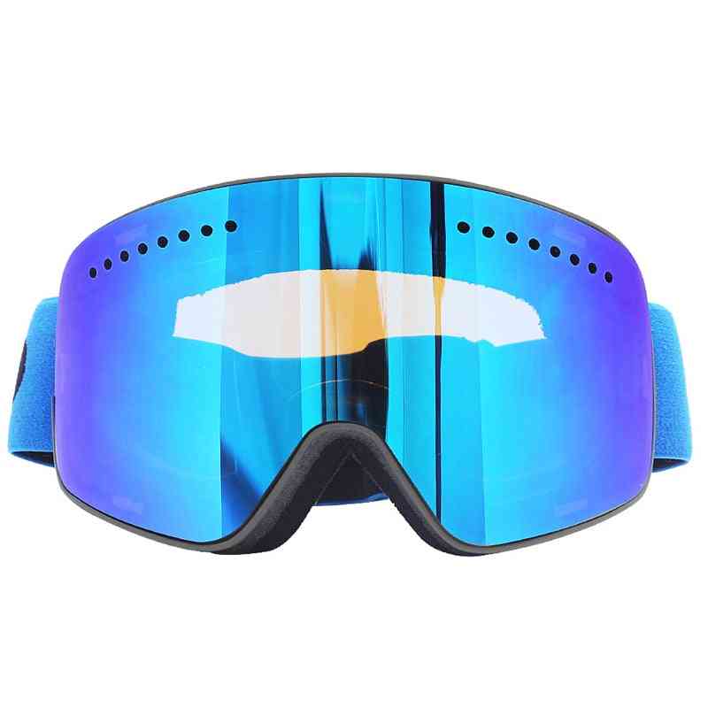 Anti-fog Magnetic Ski Goggles Winter Snow Sports Snowboard Goggles